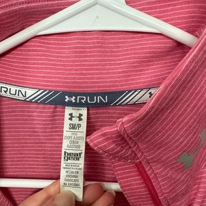 Women’s Under Armour Heat Gear 3/4 zip long sleeve shirt